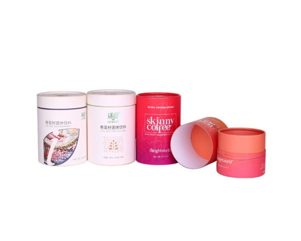 卵白肽粉奇亞籽牢固飲料VI紙筒牛皮DA紙罐山藥特產包裝盒定做